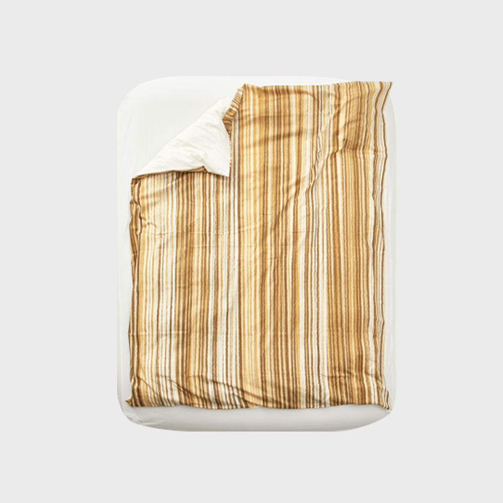 Fade line Duvet cover (Yellow - 2type)