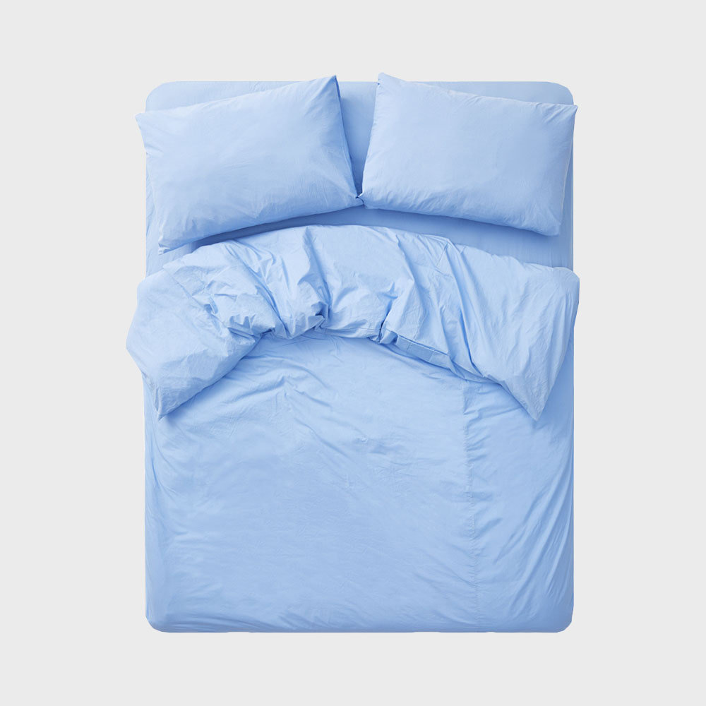PZG muji blue bedding set(SS/Q/K)