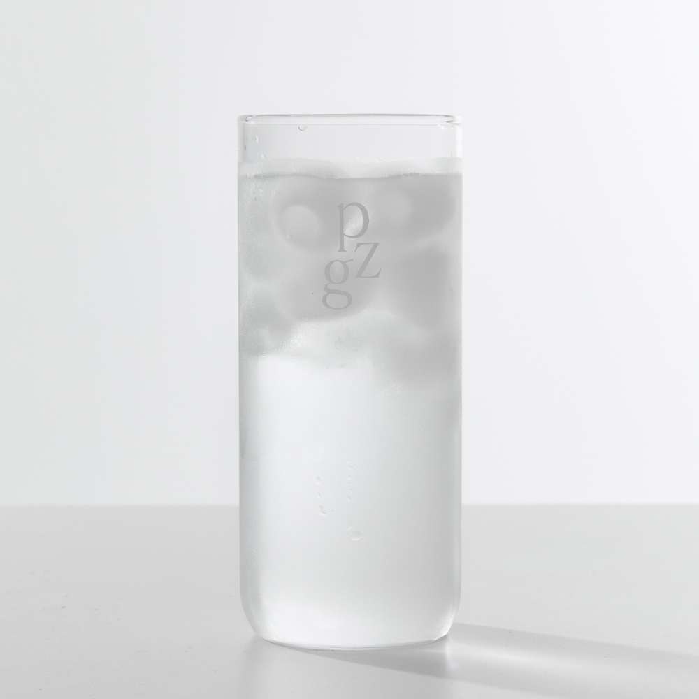 Logo glass cup (2 size)