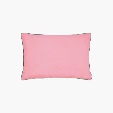 Frame muji pillow cover (Pink,Green)