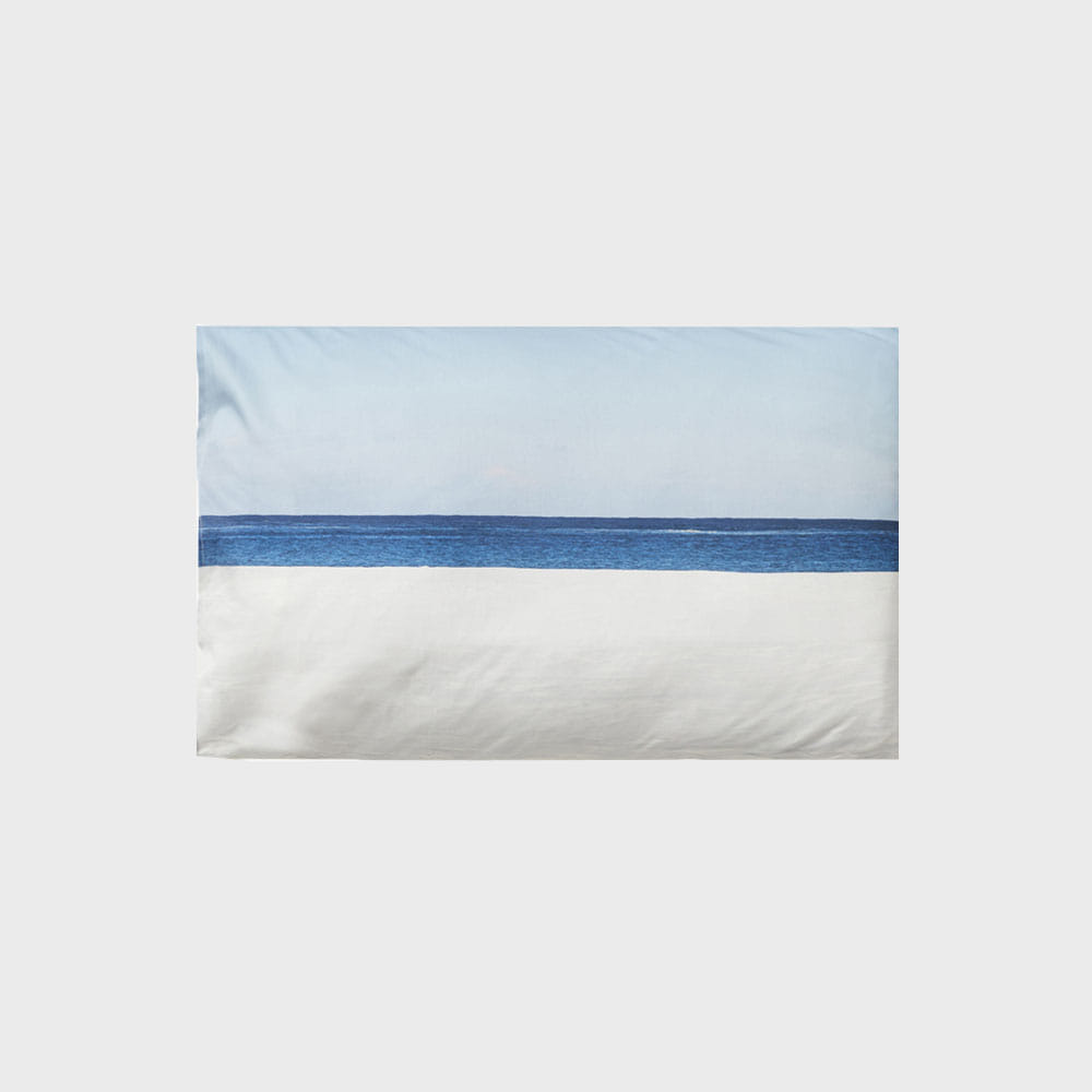 Gangwondo snow ocean Pillow cover