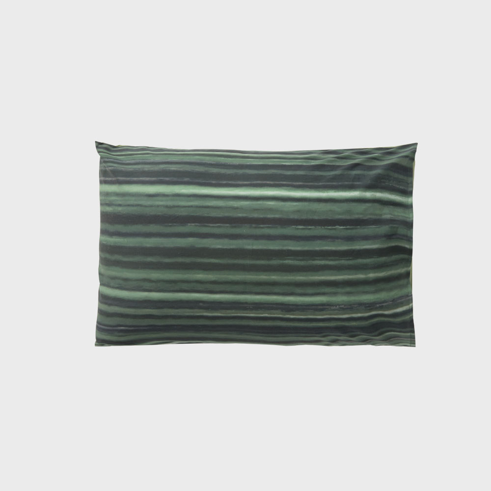 Fade line Pillow cover (Green)