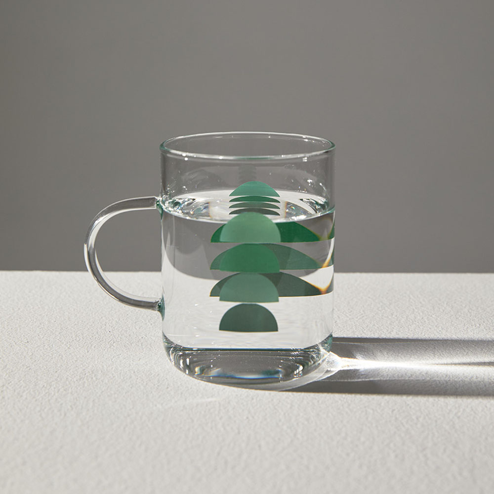 Jeju orrum symbol glass cup