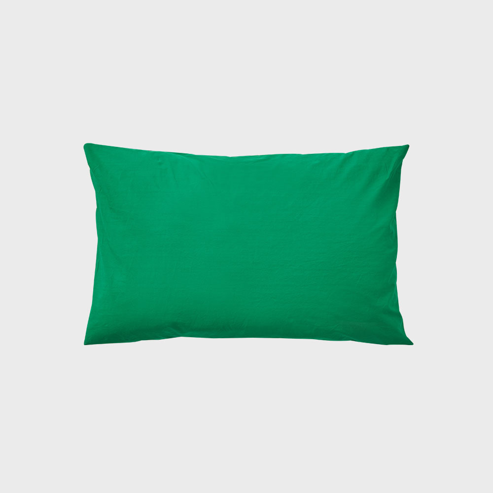 Standard pillow cover (deep green)