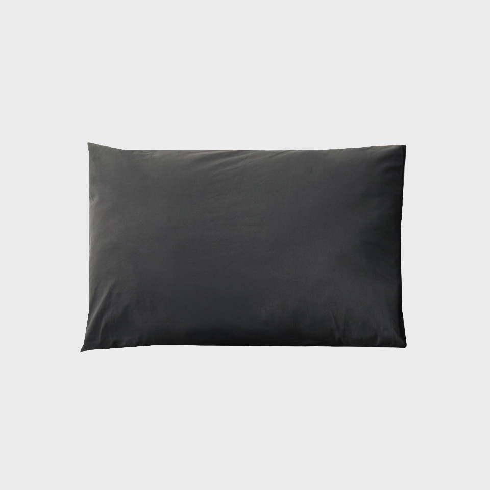 Standard pillow cover (charcoal)