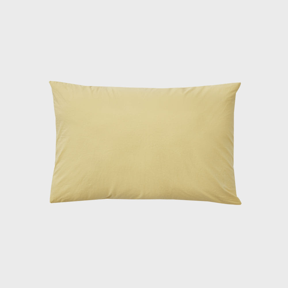 Standard pillow cover (yellow)
