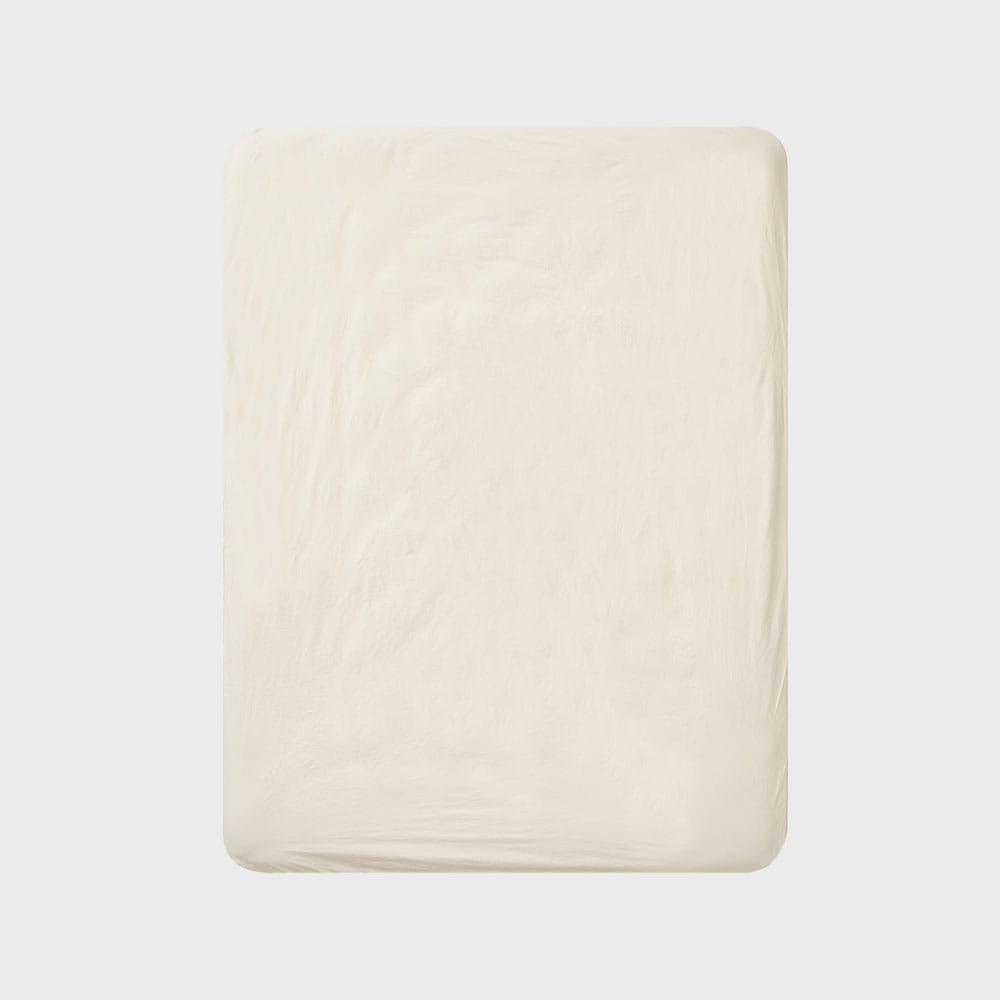 mattress cover ivory (SS/Q/K)